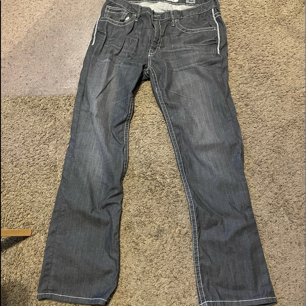 Men’s Grey BKE Derek Jeans ( never been worn)